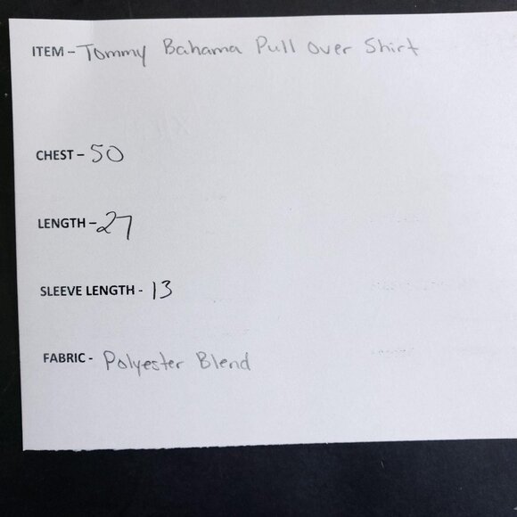 Tommy Bahama Pull Over Shirt Men's Size Small Brow - Picture 6 of 7